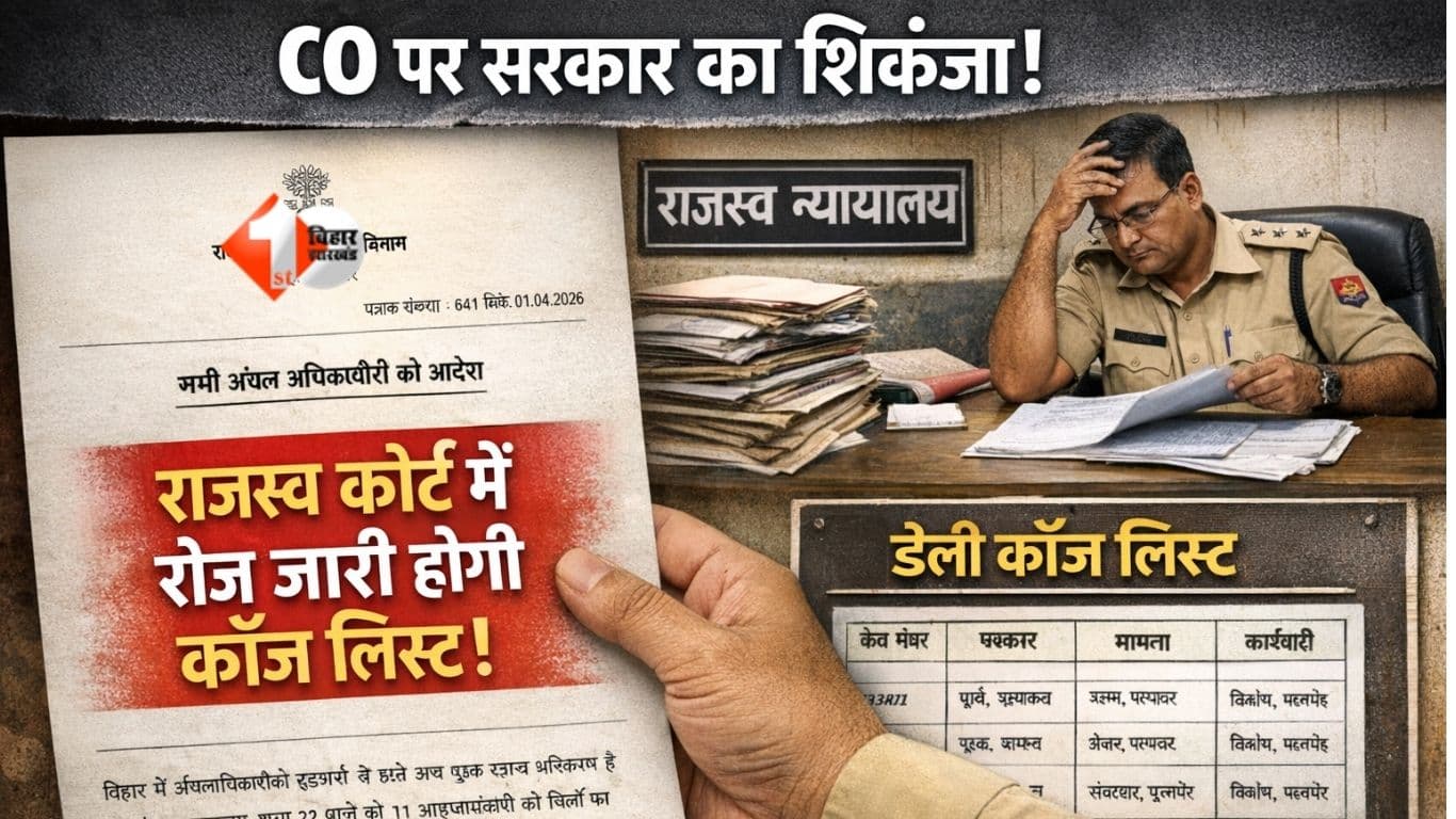 Bihar CO Strike, Bihar Revenue Court Guideline, Bihar Land Reforms Department, Daily Cause List CO Bihar, Bihar Circle Officer News, Bihar Revenue Department Order, Bihar Land Reform News
