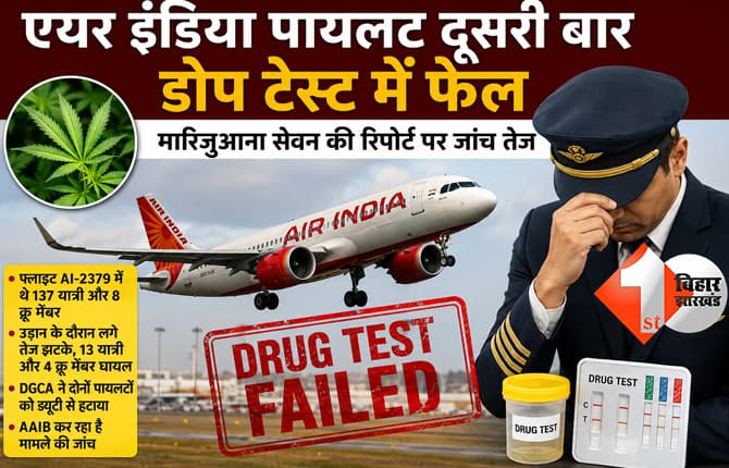 गांजा पीकर विमान उड़ा रहा था पायलट!, दूसरी बार भी डोप टेस्ट में फेल