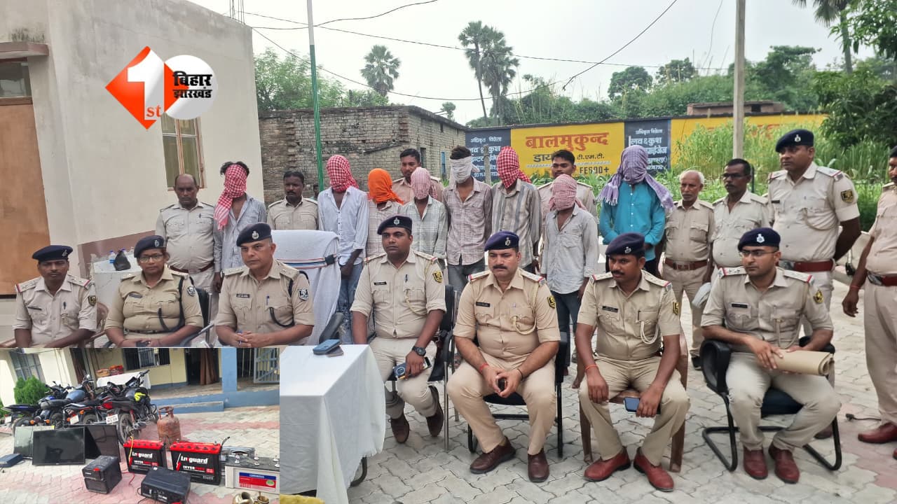 स्कूल, कॉलेज और घरों में चोरी करने वाले गिरोह का पर्दाफाश, पुलिस ने तीन शातिर समेत 8 को दबोचा