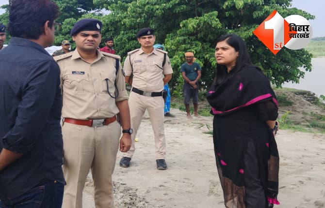 बागमती का बढ़ा जलस्तर: शिवहर में DM-SP ने तटबंध का किया निरीक्षण, अतिक्रमण हटाने के लिए 5 दिन का दिया अल्टीमेटम