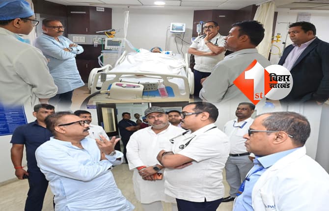 घायल बच्ची से मिले मंत्री डॉ. अशोक चौधरी, पारस अस्पताल पहुंचकर जाना हाल, हरसंभव मदद का दिया भरोसा