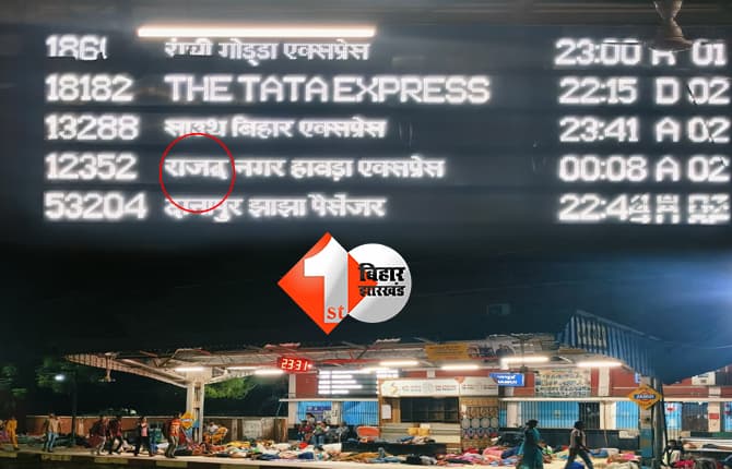 'राजेंद्र नगर' बना 'राजद नगर'..जमुई रेलवे स्टेशन के एलईडी बोर्ड की गलती पर मचा बवाल, यात्री बोले..अब भाजपा एक्सप्रेस भी चला दीजिए'