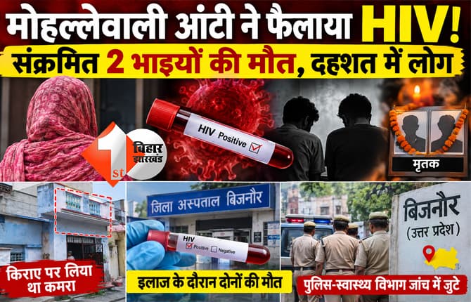 मोहल्लेवाली आंटी ने फैलाया HIV! एड्स से 2 भाइयों की मौत, इलाके में दहशत का माहौल