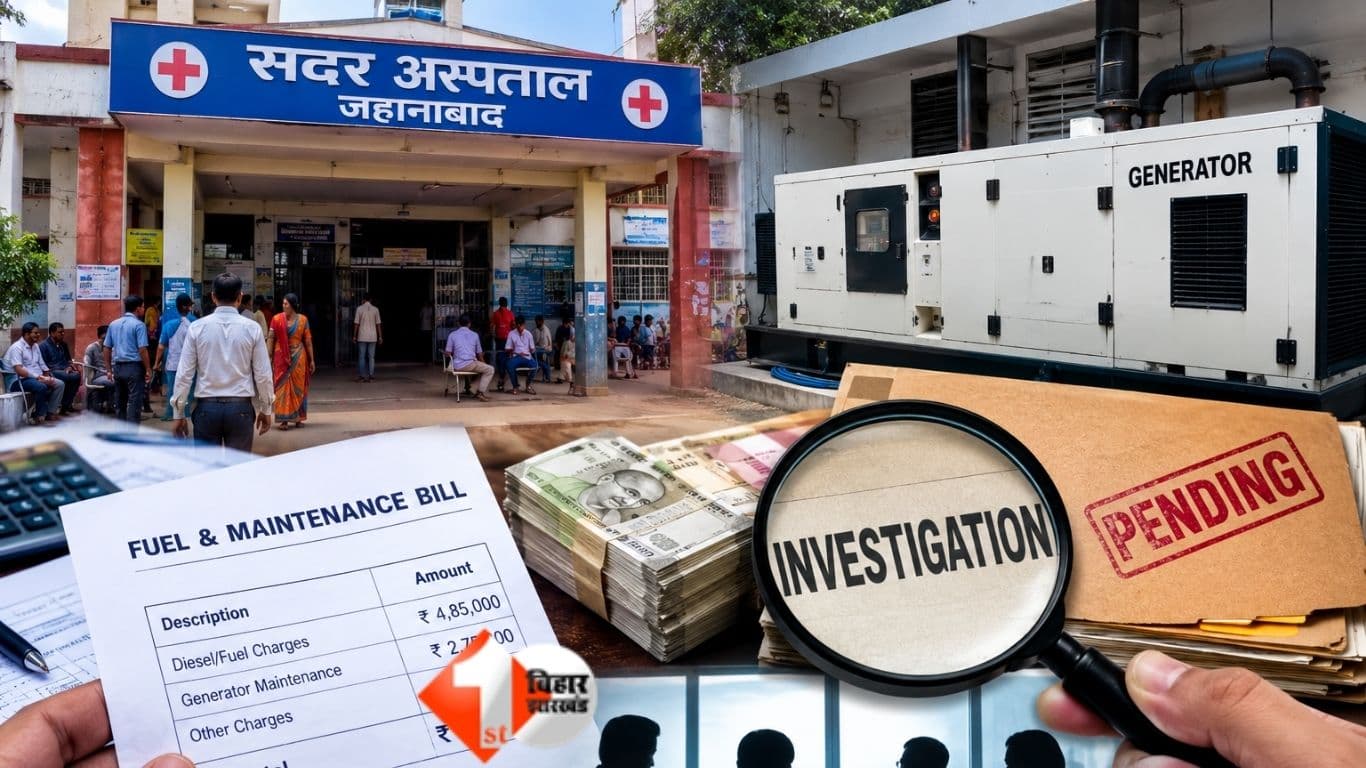 Bihar News: जहानाबाद सदर अस्पताल में जनरेटर बिल में हुए फर्जीवाड़े की जांच रिपोर्ट कहां है... क्या मामले को दबाने की हो रही कोशिश ?