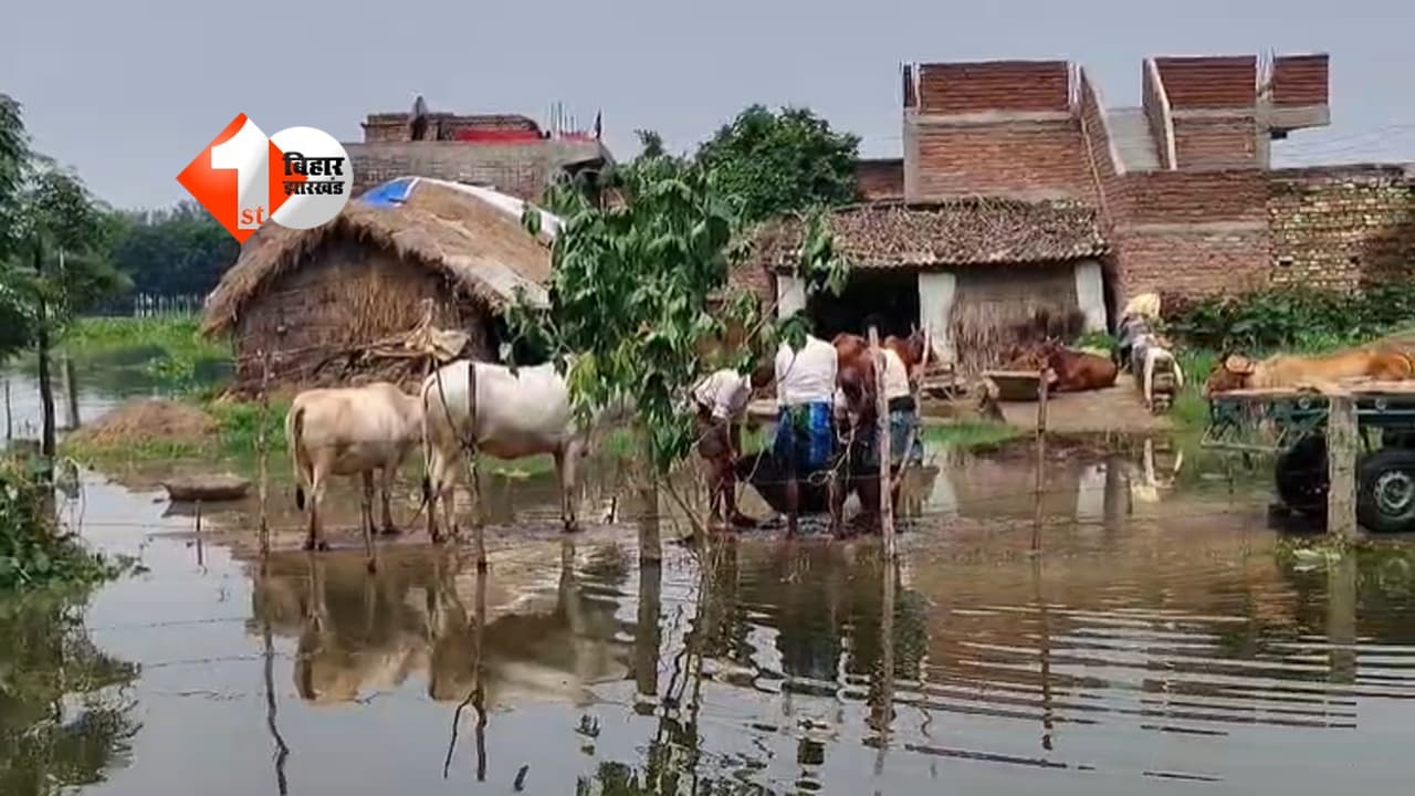 मुंगेर में गंगा के रौद्र रूप के बीच राहत की खबर, जलस्तर में करीब चार सेंटीमीटर तक की गिरावट; पानी अब भी खतरे के निशान से ऊपर