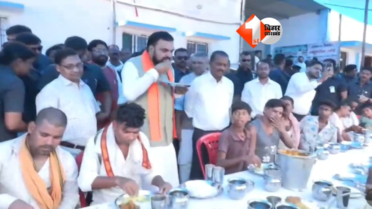 मुख्यमंत्री सम्राट चौधरी ने बाढ़ पीड़ितों के साथ खाया खाना, सोनपुर में दिखा अलग अंदाज