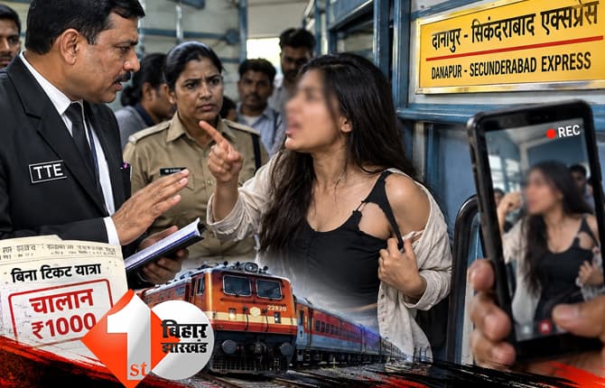 पटना में ट्रेन में युवती ने अपने कपड़े फाड़ कर फैला दी सनसनी, जमकर हंगामे के बाद सामने आए VIDEO ने लोगों को कर दिया हैरान